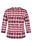 Check T-Shirt - Plum