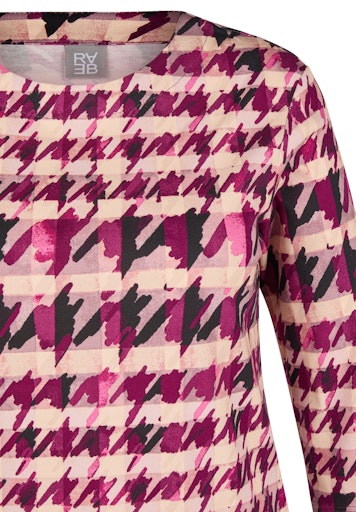 Check T-Shirt - Plum