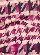 Check T-Shirt - Plum