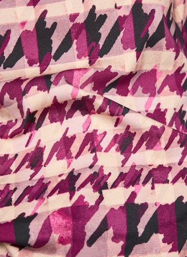 Check T-Shirt - Plum