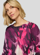 Purple Clouds Print Jumper - Plum