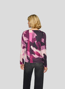 Purple Clouds Print Jumper - Plum