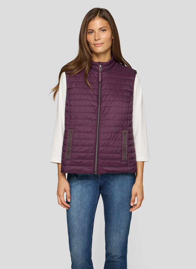 Clouds Gilet - Plum
