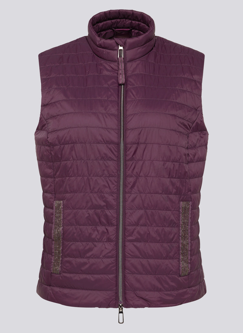 Clouds Gilet - Plum