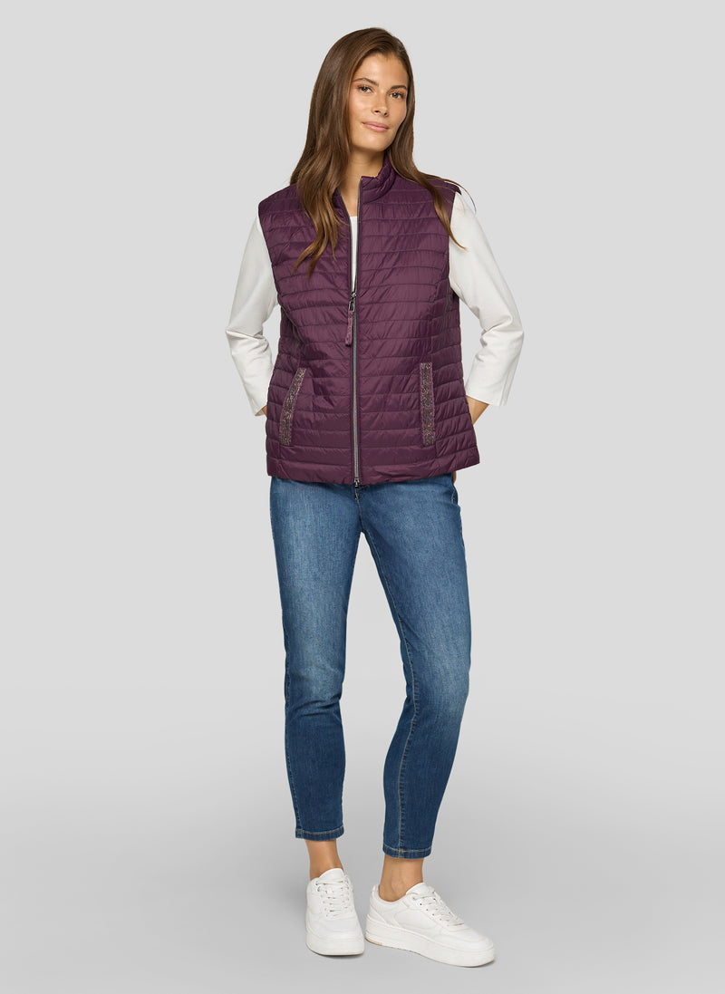Clouds Gilet - Plum