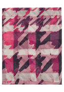 Purple Clouds Print Scarf - Plum