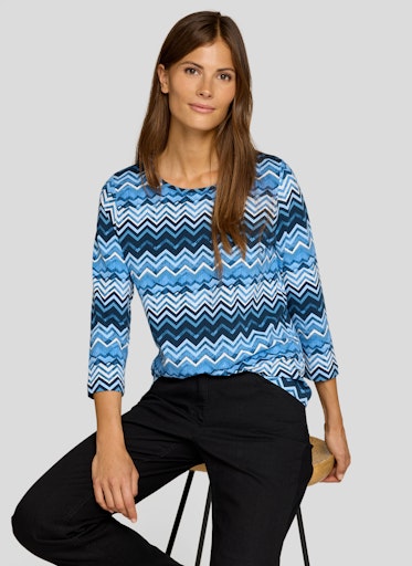 Nordic Blue Stripe T-Shirt - Light Blue