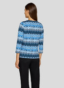 Nordic Blue Stripe T-Shirt - Light Blue