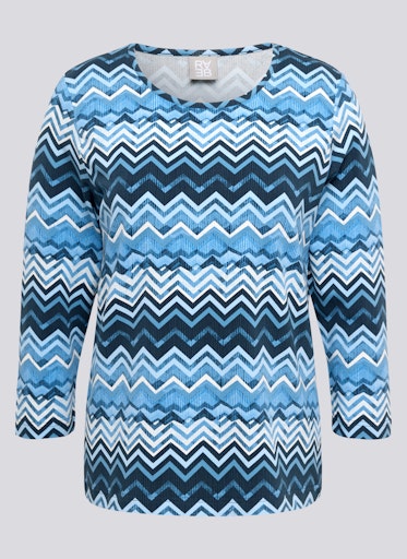 Nordic Blue Stripe T-Shirt - Light Blue