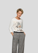 Cozy & Cool Front Print T-Shirt - Nature