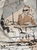 Cozy & Cool Front Print T-Shirt - Nature