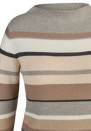 Cozy & Cool Stripe Jumper - Macchiato