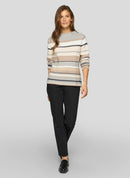 Cozy & Cool Stripe Jumper - Macchiato