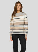 Cozy & Cool Stripe Jumper - Macchiato