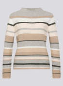 Cozy & Cool Stripe Jumper - Macchiato