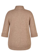 Cozy & Cool Zip Cardigan - Macchiato