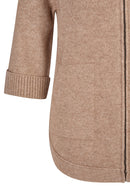 Cozy & Cool Zip Cardigan - Macchiato