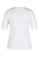 Butterfly Front Print T-Shirt - White