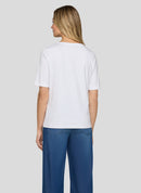 Butterfly Front Print T-Shirt - White