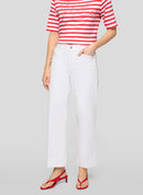 Seasalt Bay Crop Jean - White