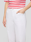 Seasalt Bay Crop Jean - White