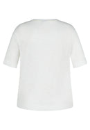 Tropic Glam Placement Print T-Shirt - White