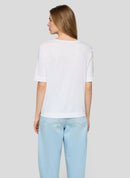 Tropic Glam Placement Print T-Shirt - White