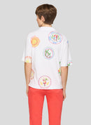 Ciao Sicilia V Neck Shirt - White