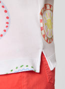Ciao Sicilia V Neck Shirt - White