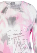 New Romance Tie Dye Print Jumper - Crocus