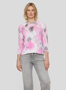 New Romance Tie Dye Print Jumper - Crocus