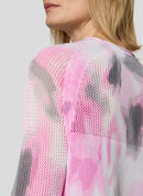 New Romance Tie Dye Print Jumper - Crocus