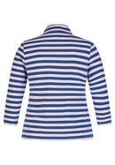 Butterfly Stripe Polo Shirt - Lilac