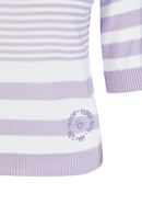 Butterfly Stripe Jumper - Lilac