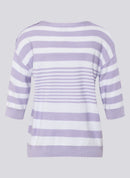 Butterfly Stripe Jumper - Lilac