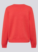 Leisure Club Zipped Cardigan - Coral