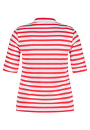 Ciao Sicilia Stripe T-Shirt - Coral