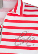 Ciao Sicilia Stripe T-Shirt - Coral