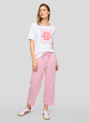 Ciao Sicilia Stretch Trouser - Coral