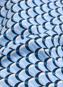 Leisure Club Print T-Shirt - Pastel Blue