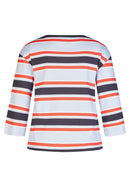 Leisure Club Stripe T-Shirt - Pastel Blue