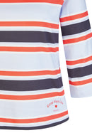 Leisure Club Stripe T-Shirt - Pastel Blue