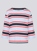 Leisure Club Stripe T-Shirt - Pastel Blue
