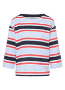 Leisure Club Stripe T-Shirt - Pastel Blue