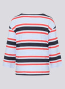 Leisure Club Stripe T-Shirt - Pastel Blue