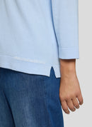Leisure Club Round Neck Jumper - Pastel Blue