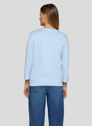 Leisure Club Round Neck Jumper - Pastel Blue
