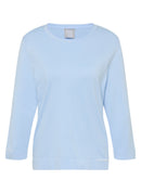 Leisure Club Round Neck Jumper - Pastel Blue