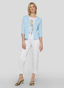 Tropic Glam Open Cardigan - Azure