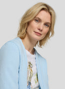 Tropic Glam Open Cardigan - Azure